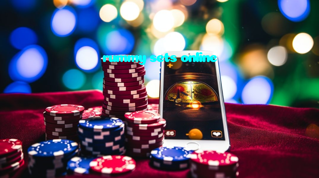 rummy sets online casino presented on mobile device in Pakistan with slots and live games
